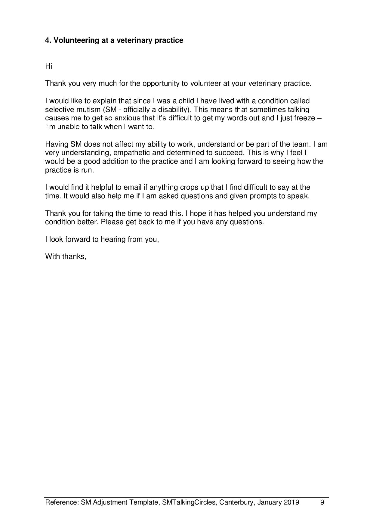 Volunteer Hours Letter Template from www.selectivemutism.org.uk