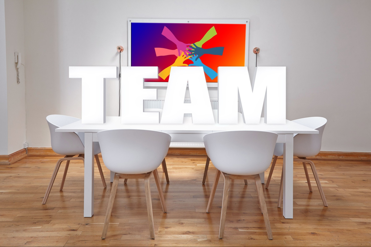 'Team' graphic.