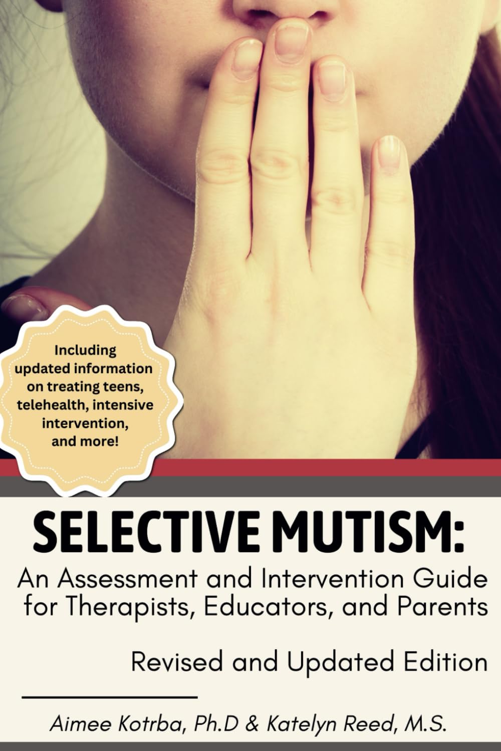 Book cover image - child covering their mouth.